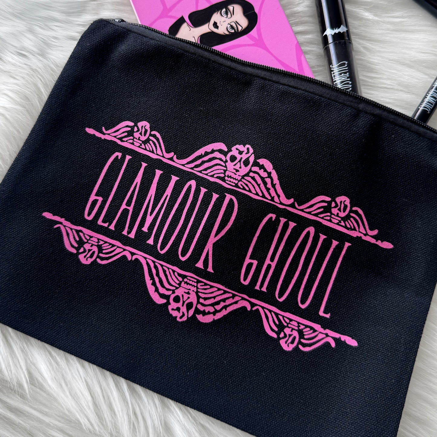 GLAMOUR GHOUL COSMETIC BAG