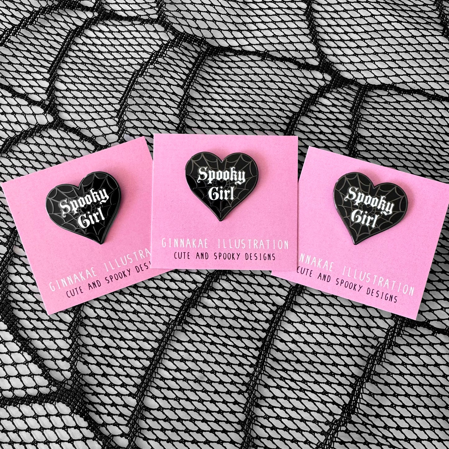 Spooky Girl Pin