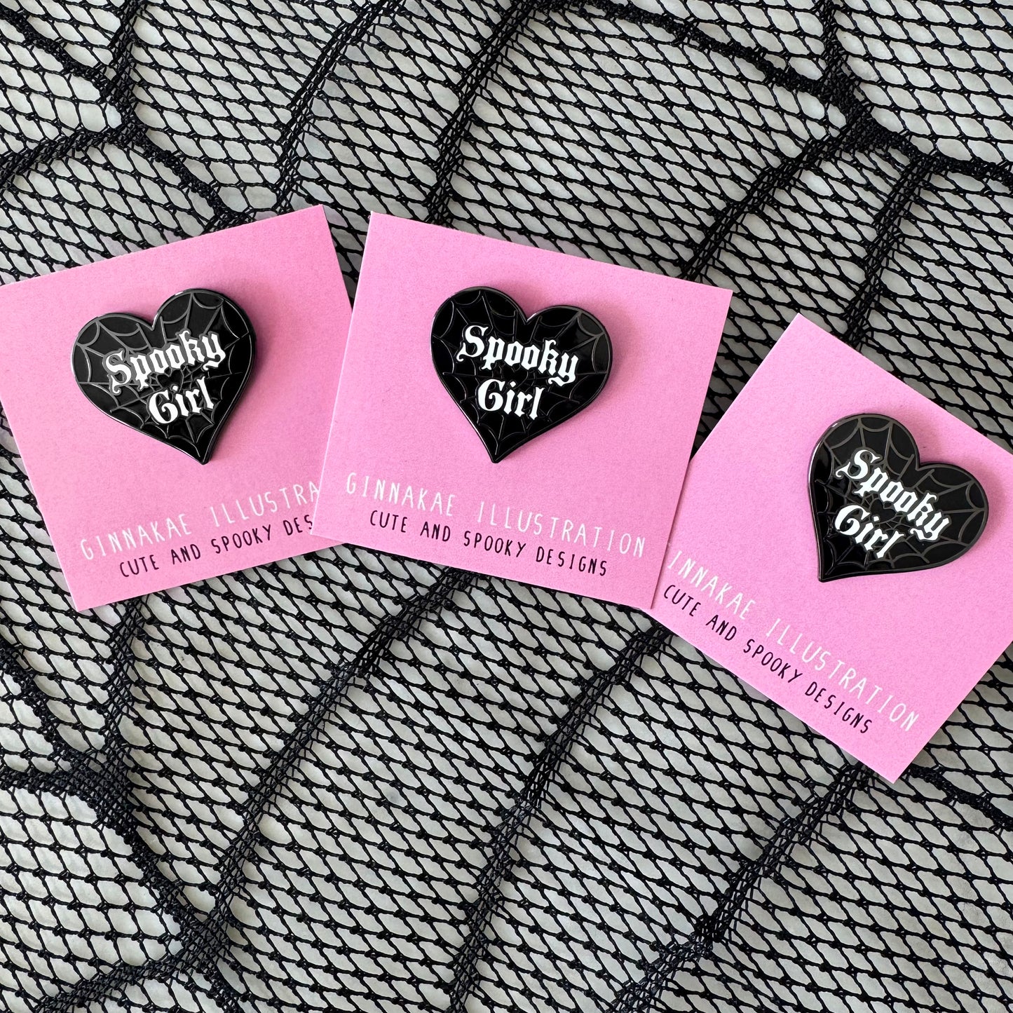 Spooky Girl Pin