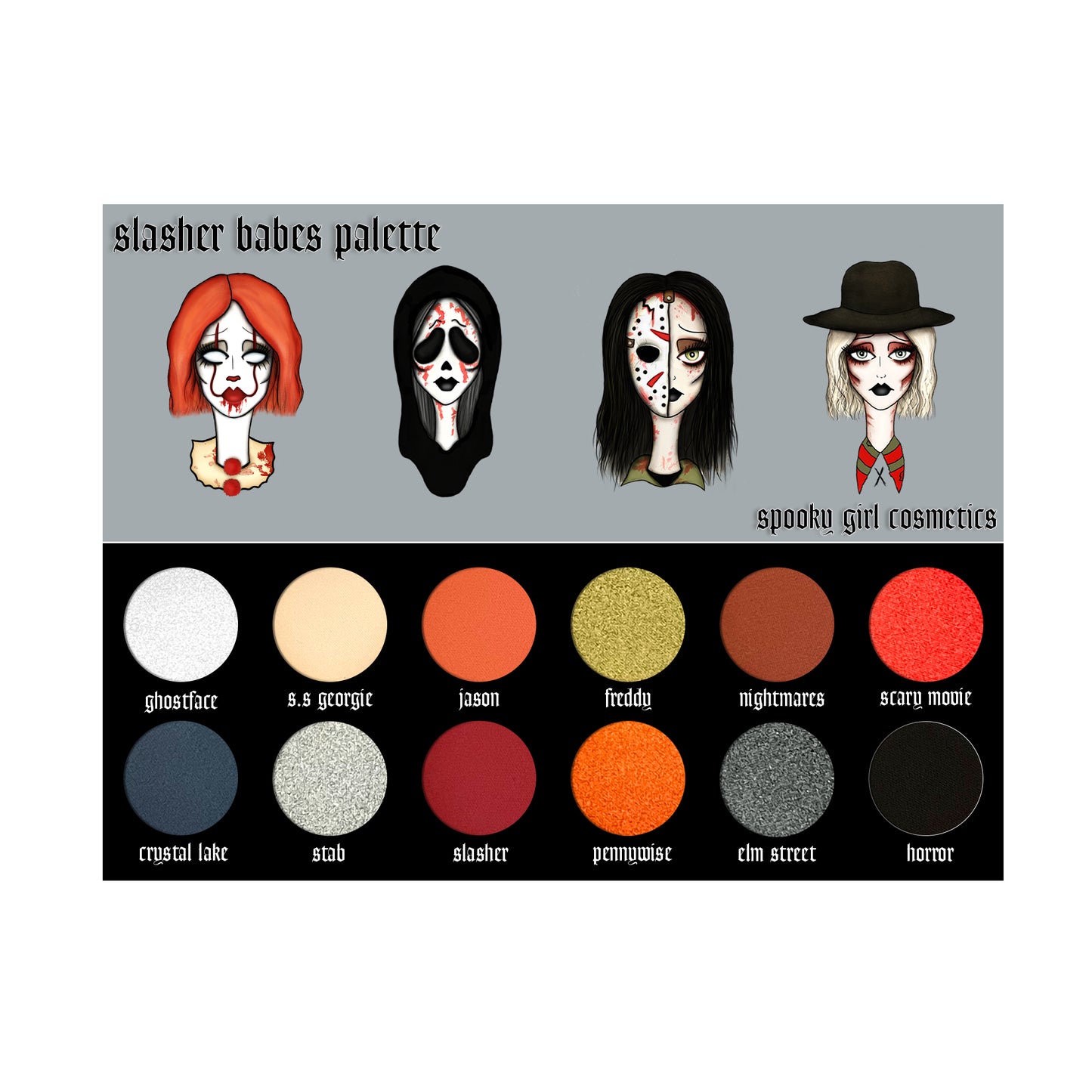 NEW! SLASHER BABES PALETTE