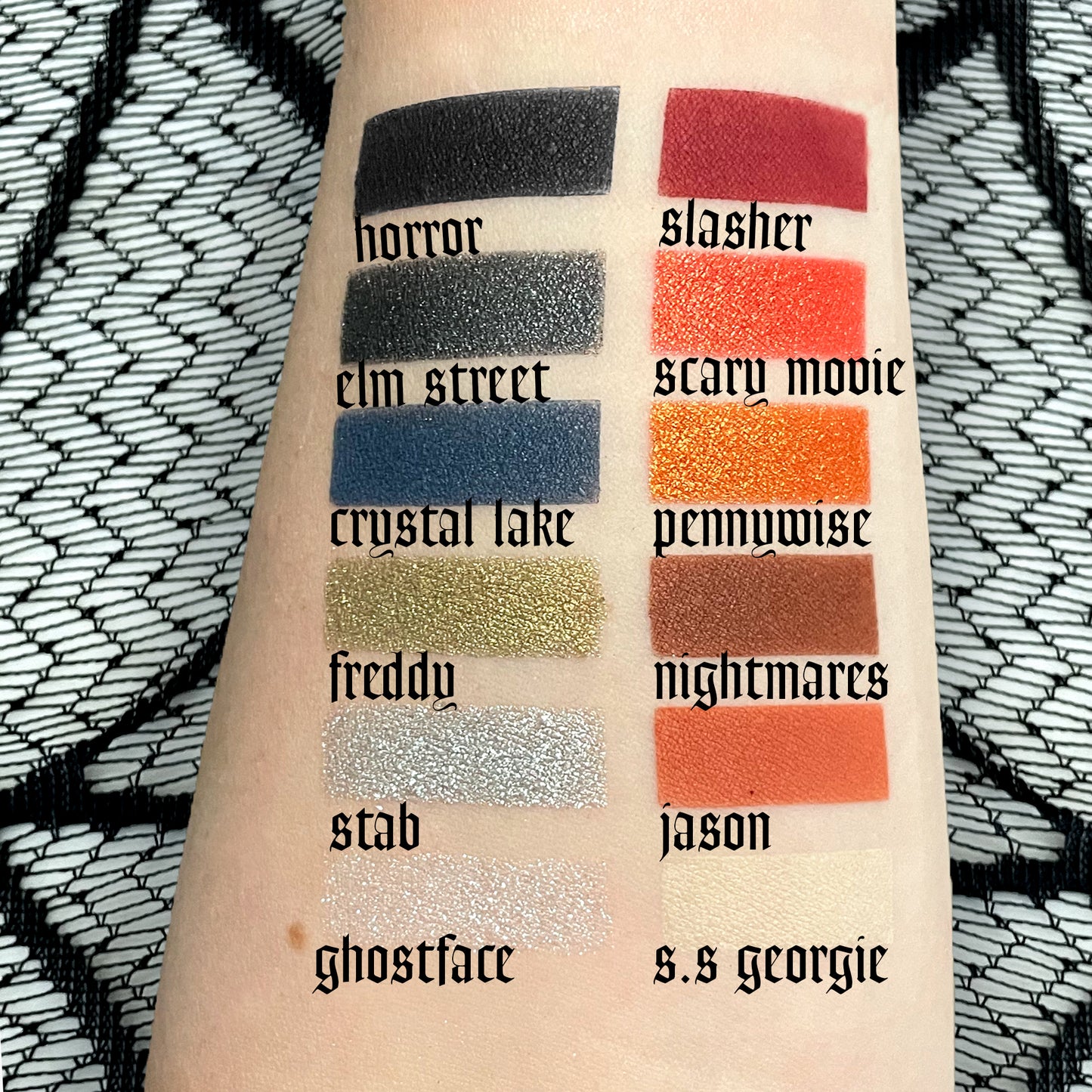 NEW! SLASHER BABES PALETTE