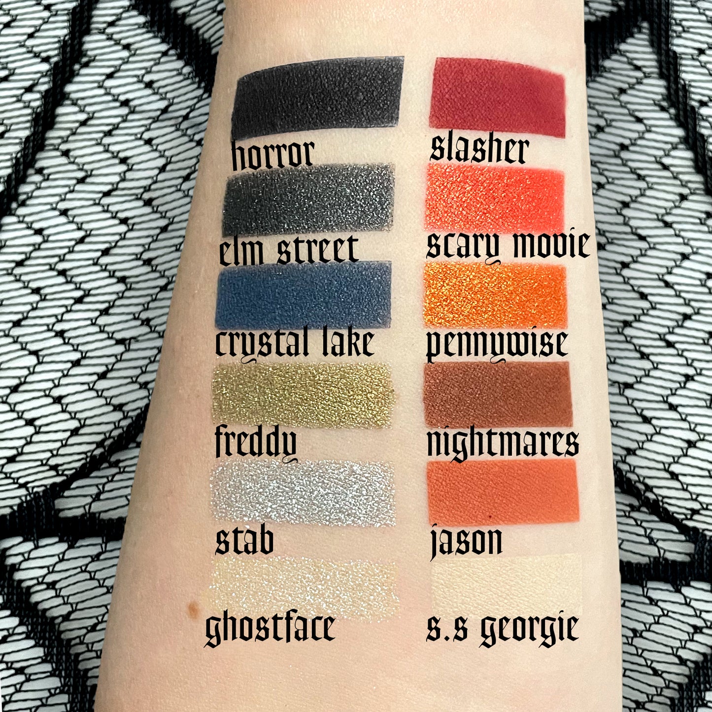 SLASHER BABES PALETTE