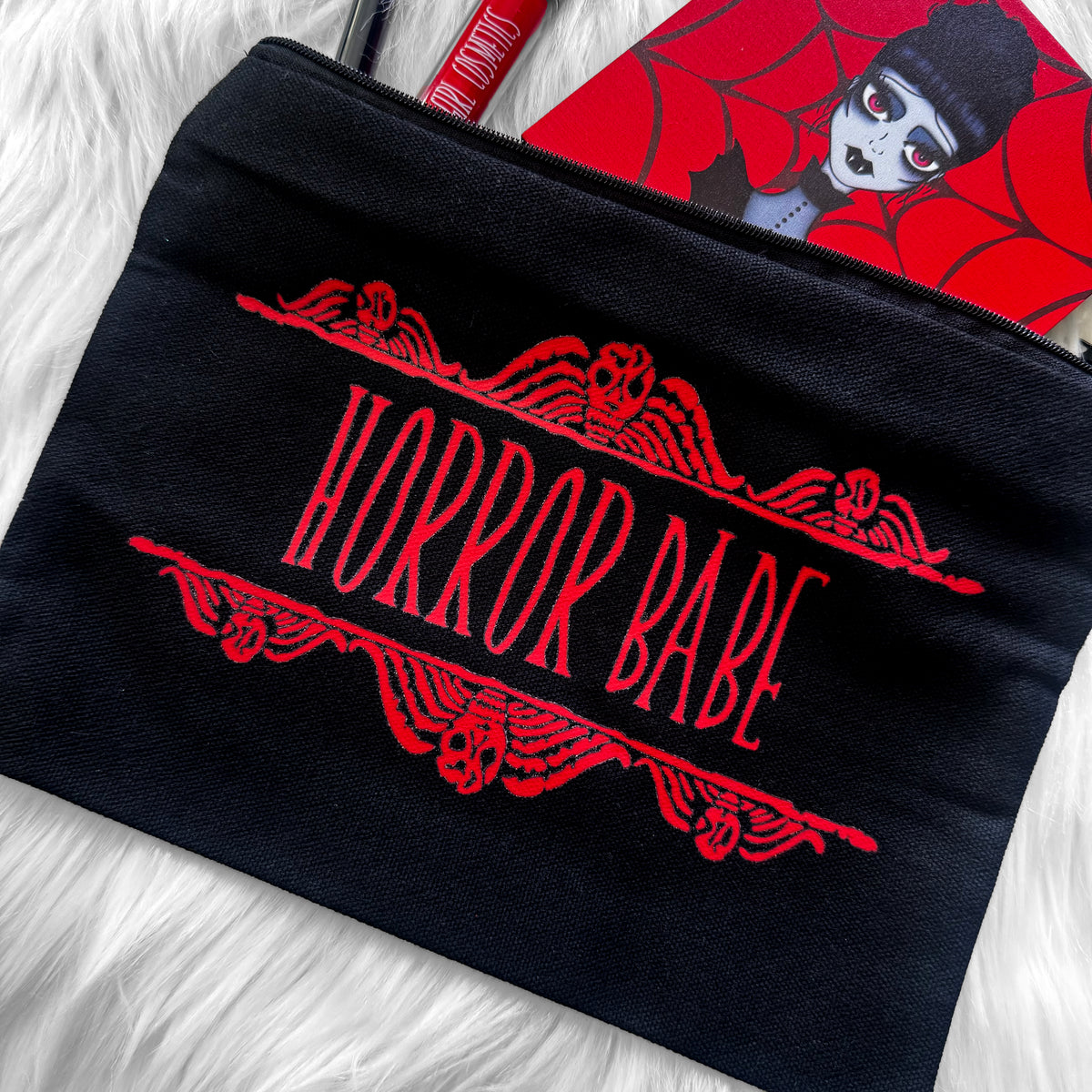 NEW! HORROR BABE COSMETIC BAG
