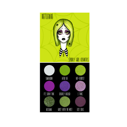 Spooky Girl Eyeshadow Palette inspired by Beetlejuice